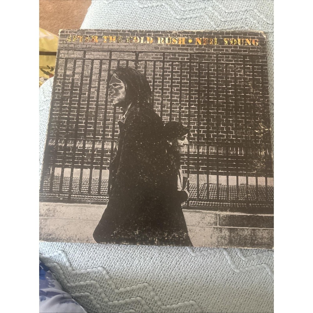 NEIL YOUNG "After the Gold Rush" 1970 Vinyl LP Reprise 6383 Lyric Poster VG+